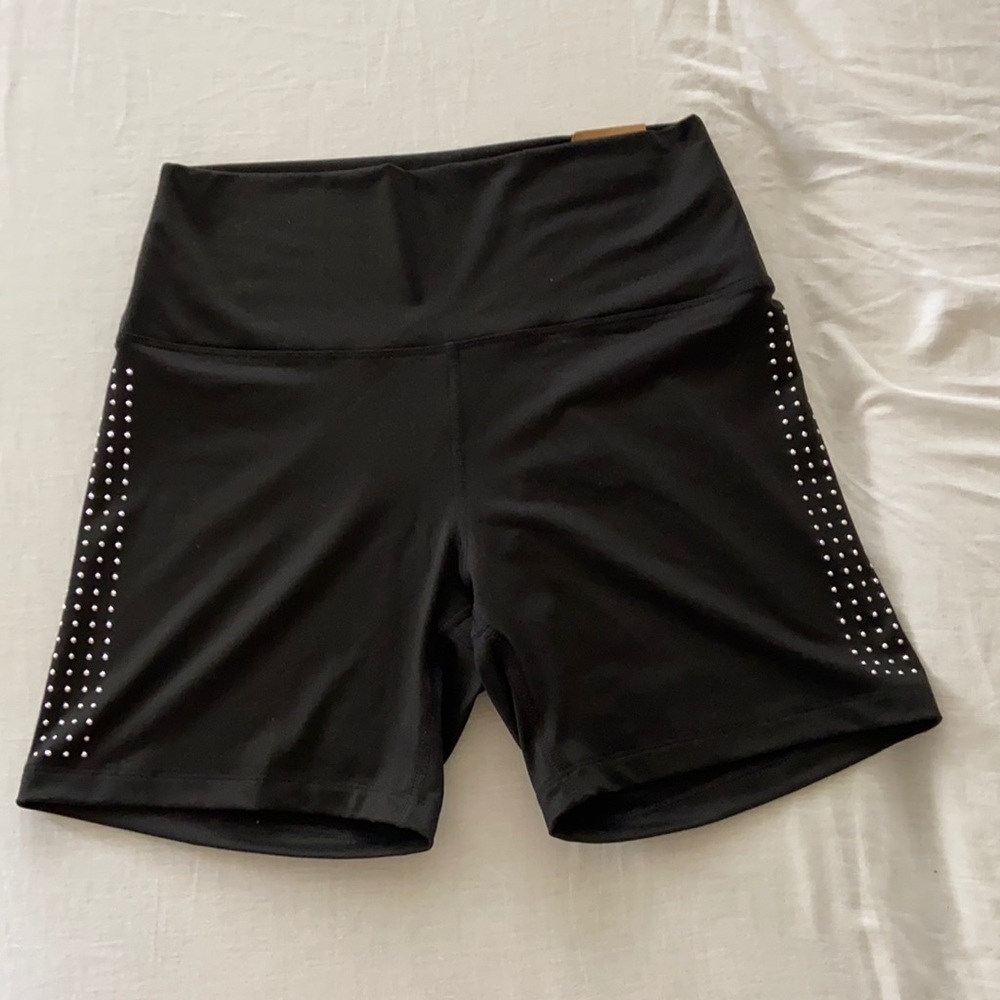 PINK classic bike short, black, size large, NWT